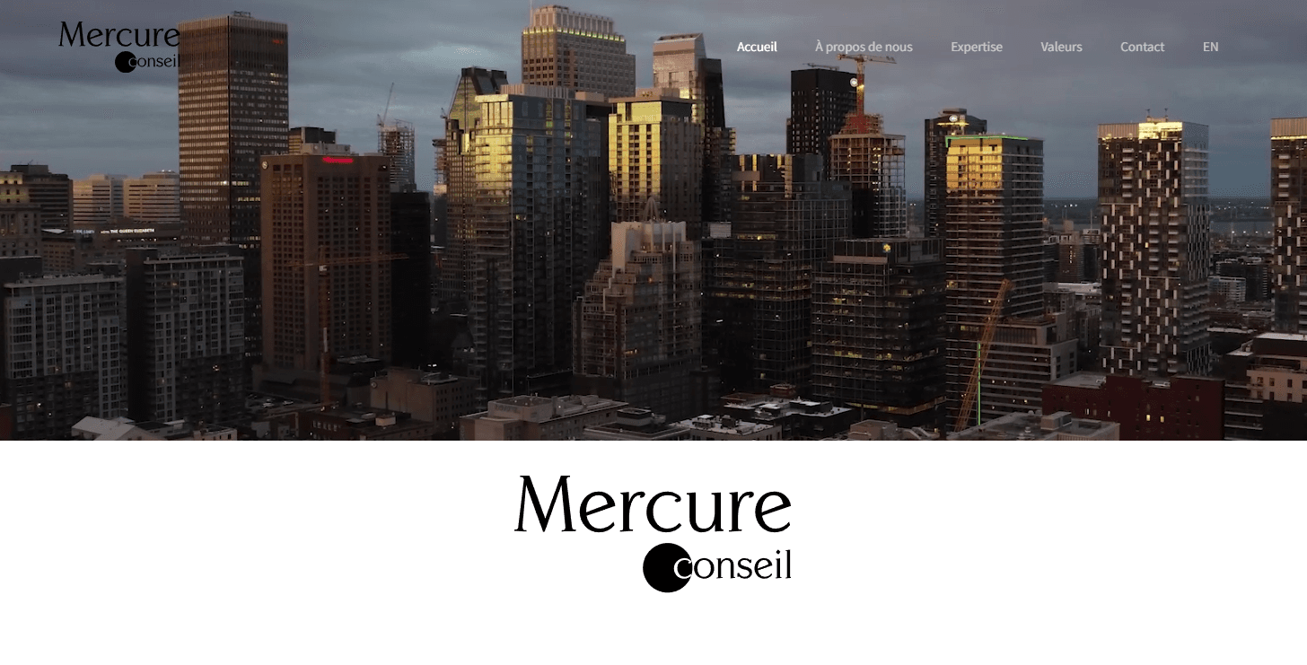 Site Web Mercure Conseil